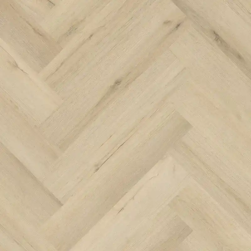 Floorlife YUP Greenford warm beige Walvisgraat Dryback Actieprijs