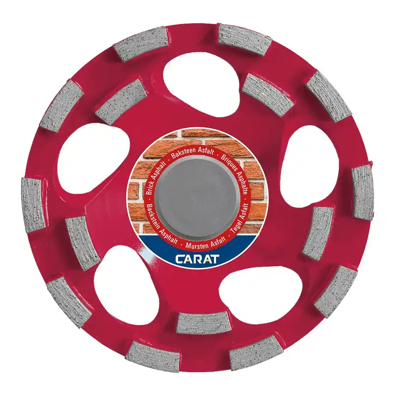 CARAT SLIJPKOP BAKSTEEN 125x22,23 MM DUSTEC, CUBD MASTER Finale Uitverkoop