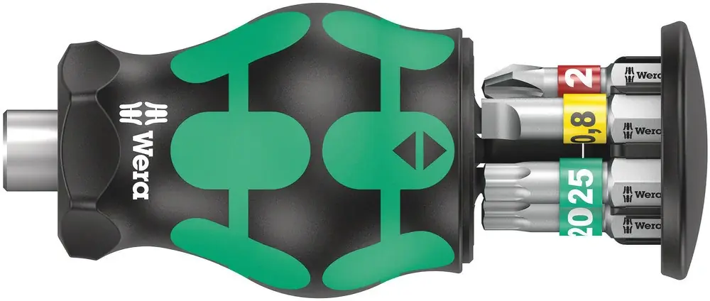 Premium WERA KOMPAKT BITSCHROEVENDRAAIERSET STUBBY MAGAZIN 1
