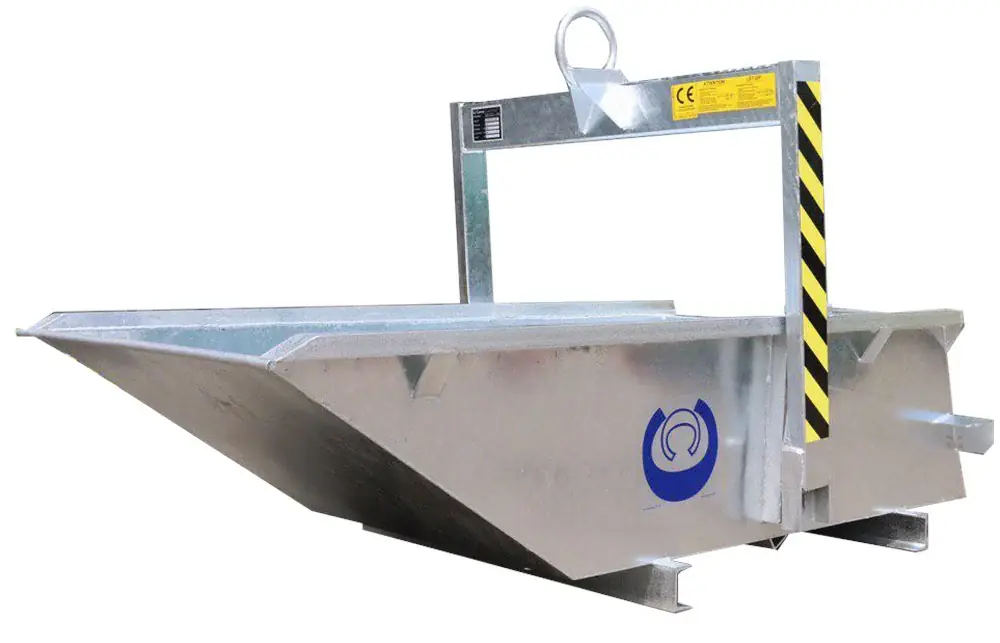 Crane Container KRAANCONTAINER 1M3 TYPE B Z/WIELEN 2000KG Shop Nu