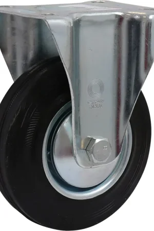 Kelfort Bokwiel met Plaat Zwart 125mm - 1519793 Aanbieding