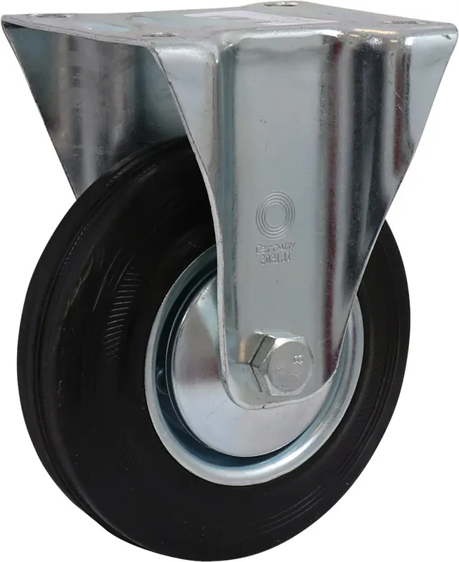 Kelfort Bokwiel met Plaat Zwart 125mm - 1519793 Aanbieding