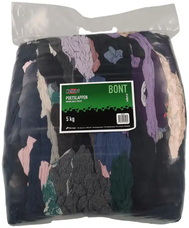 KELFORT POETSDOEKEN BONT ZAK 5KG Bestseller