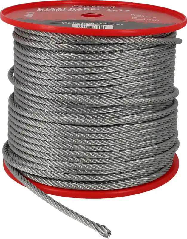 Kelfort Staaldraadkabel 2,0mm 6x7 200m - 1525842 Lage Prijs