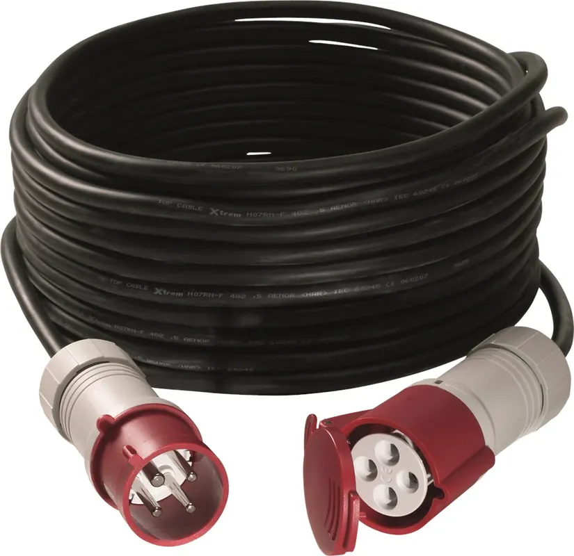 Gratis Retour Kelfort Verlengkabel 25m 400V-32A 4x2,5mm2 - 1524058
