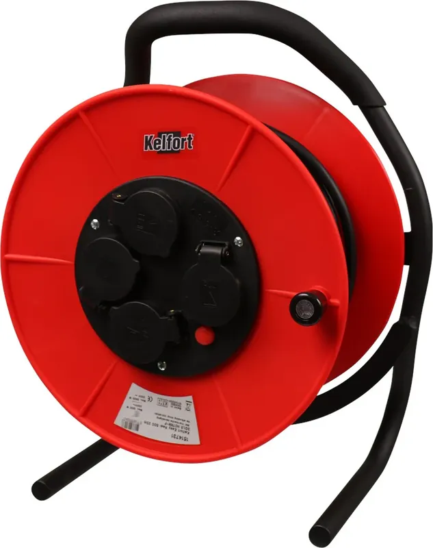 Betrouwbaar KABELHASPEL KELFORT 25M 3X1,5 EASY REEL 500 (3xAANSLUITING)