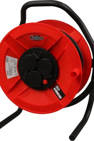 Aanbieding KELFORT KABELHASPEL 25M 3X1,5 EASY REEL 400 (3xAANSLUITING)