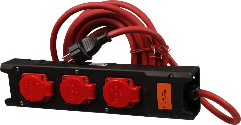 Kelfort Verdeelcontactdoos 3-Voudig 5m Kabel 3x2,5mm - 1524038 Alleen Vandaag