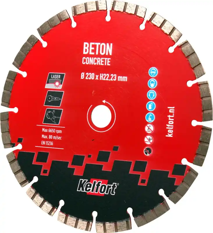 Lage Prijs KELFORT DIAMANTZAAGBLAD 230X22.23MM BETON