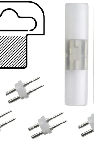 Tijdelijk Beschikbaar TRONIX Koppelset voor Lichtslang 13mm - 69214