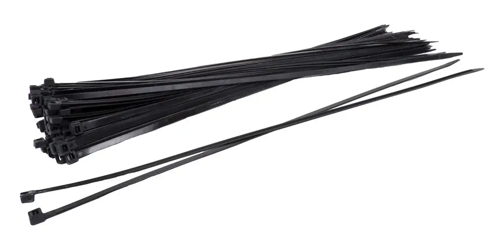 Snelle Levering Kortpack Zwarte Kabelbinders 368mm x 7,6mm - 099.0271