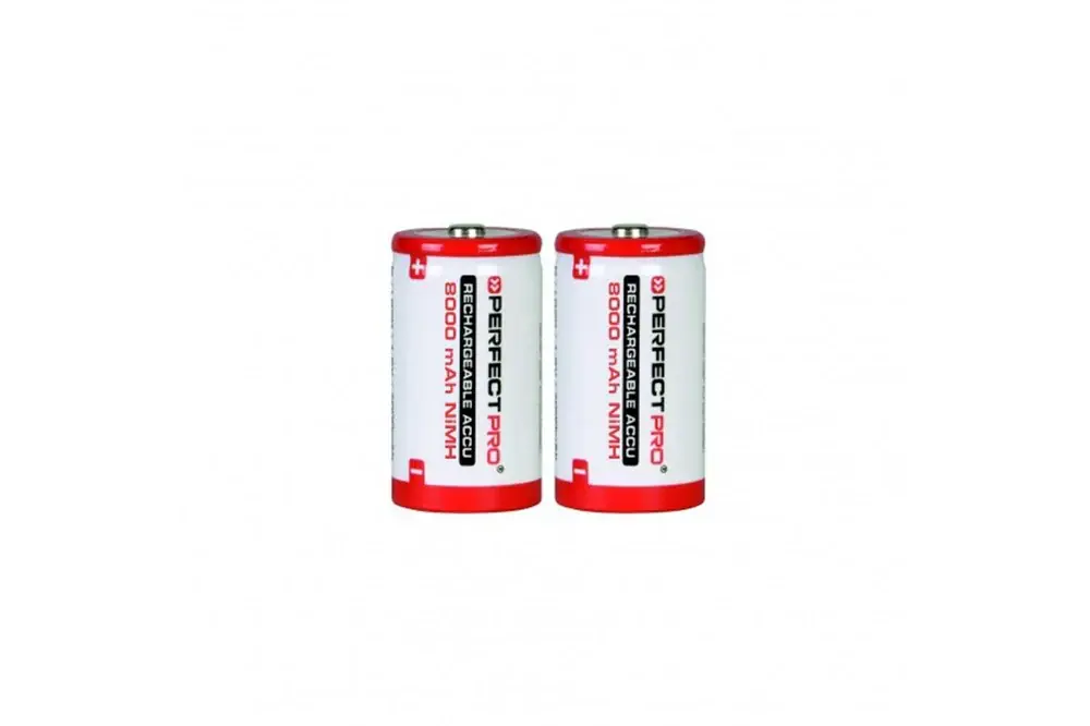 PerfectPro Oplaadbare Batterijenset D NiMH 8000mAh 2st - B-D2 Laatste Kans