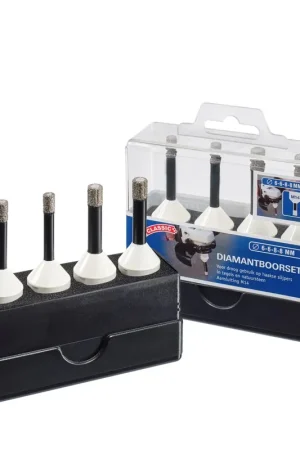 Voordeelprijs CARAT TEGELBOORSET 6-6-8-8 MM OPNAME 14 M - EHS CLASSIC