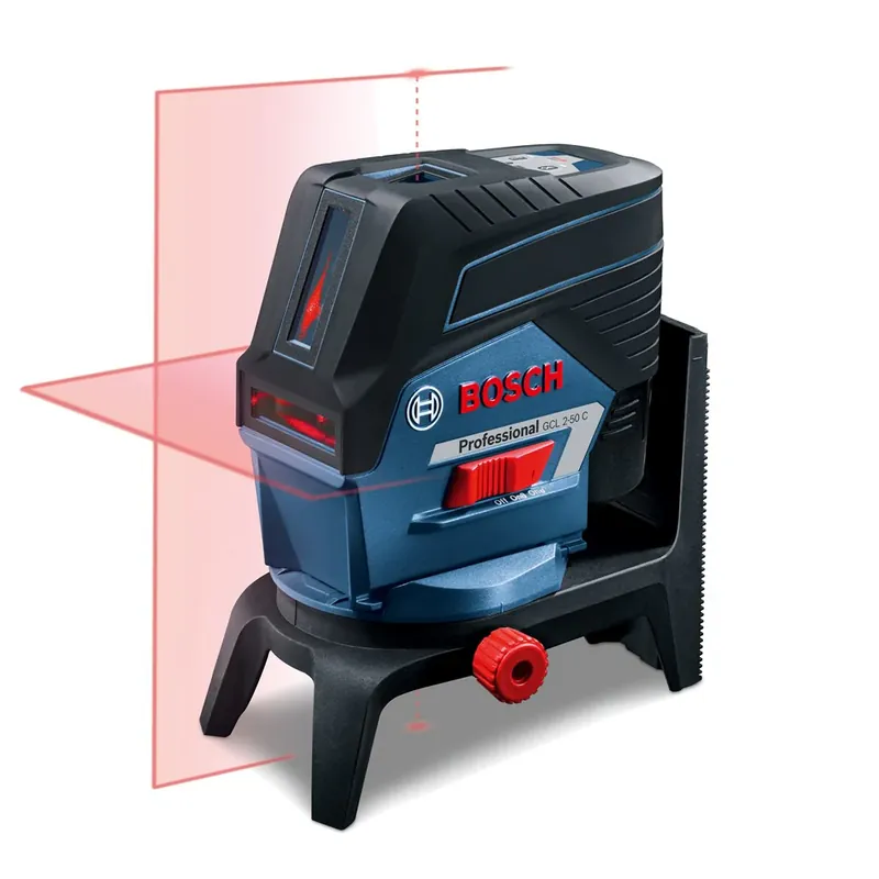 BOSCH GCL 2-50 C LIJN- EN PUNTLASER GCL 2-50 C, 1X ACCU GBA 12V 2.0 AH, SNEL Aanbieding