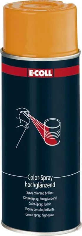 E-Coll Spuitbus RAL2008 Oranje 400ml Hoogglanzend Betrouwbaar