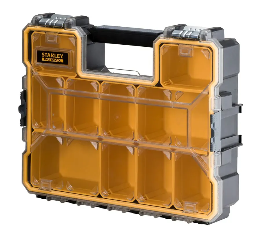STANLEY ORGANIZER 446X357X116MM - DIEP PROFESSIONEEL - MET 10 BAKJES Tijdelijk Beschikbaar