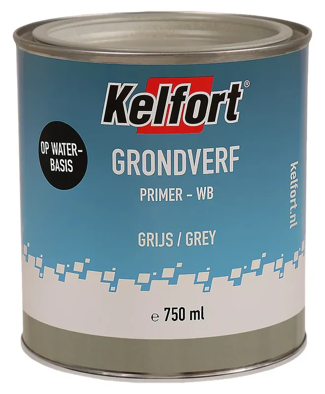 Laatste Versie Kelfort GRONDVERF OP WATERBASIS WIT 750ML