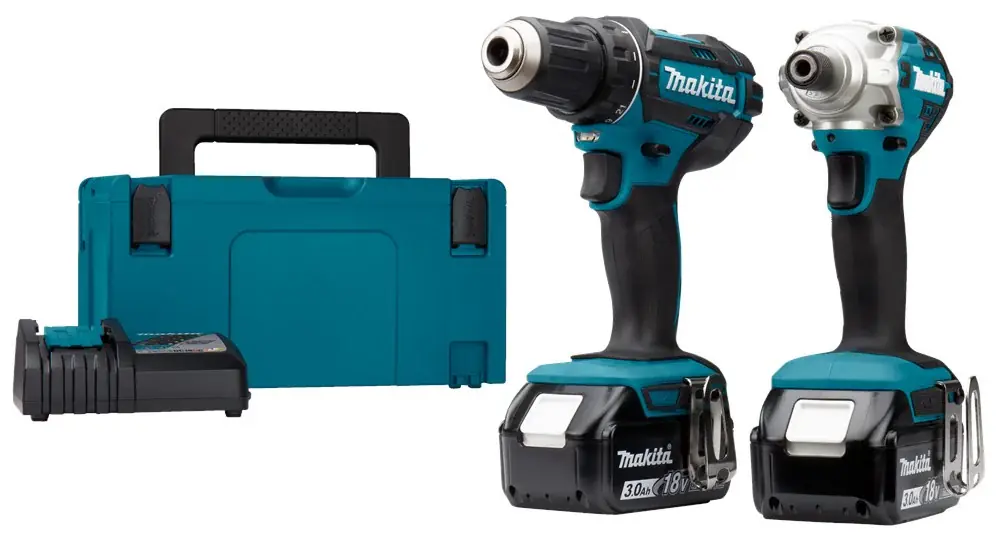 MAKITA DLX2339J 18V COMBISET VOOR SCHROEVEN EN BOREN IN HOUT Hete Deal