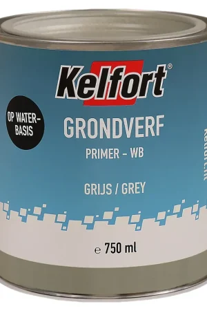 Weekendaanbieding Kelfort GRONDVERF OP WATERBASIS ZWART 750ML