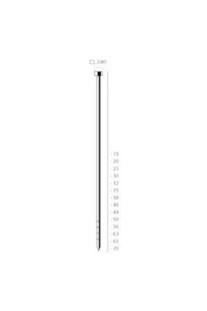 Haubold Afwerknagel N25 1,6x25mm Cnk in Doos 3000st - 503551 Seizoensaanbieding