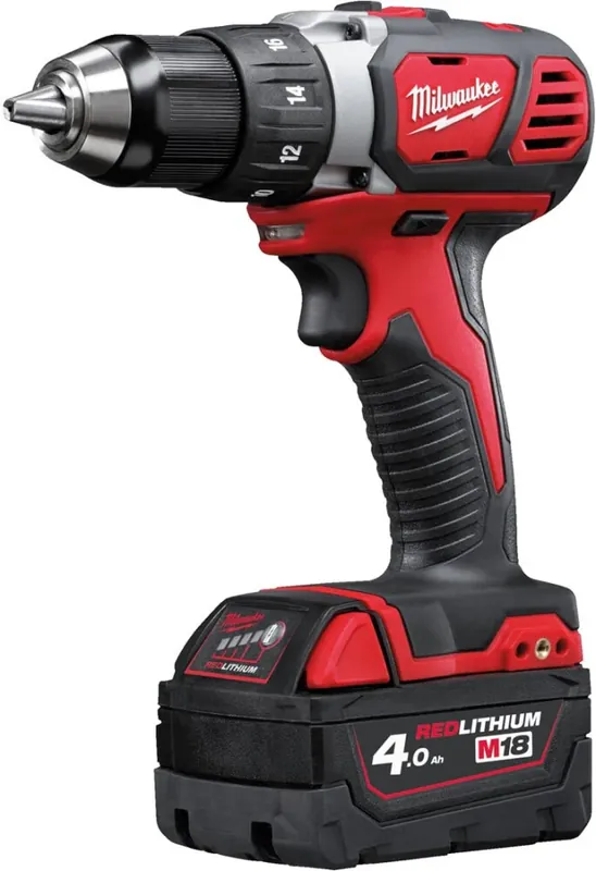 Snelle Levering Milwaukee M18BDD-403C M18 COMPACTBOORSCHROEFMACHINE