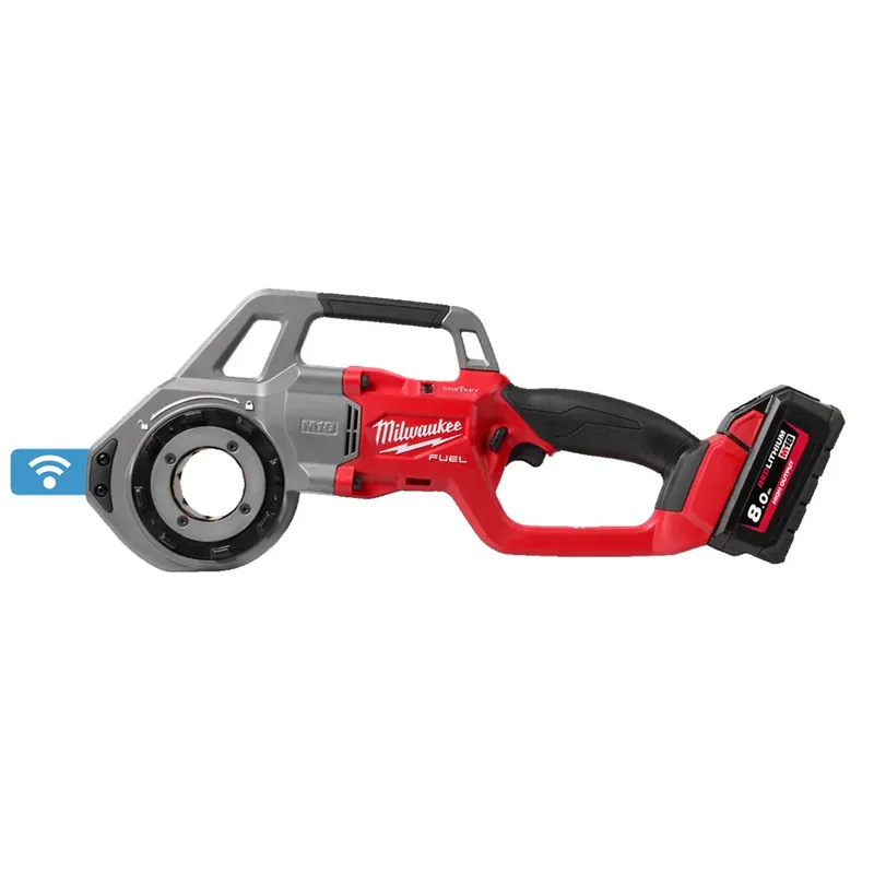 MILWAUKEE® MILWAUKEE M18 FPT114-802C M18 FUEL DRAADSNIJDER 1 MET ONE-KEY 1/4" Snelle Levering
