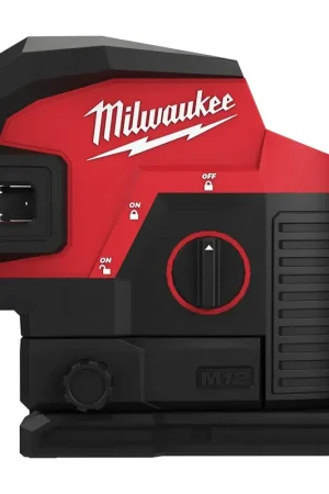 Nieuw MILWAUKEE® MILWAUKEE M12 CLLP4-0C M12 GROENE KRUISLIJNLASER/LOODLASER 4 PUNTEN