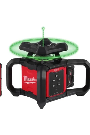 MILWAUKEE® M18 RLOHVG300-501C M18 ONE-KEY, ROTARY LASER, GREEN, HORIZONTAL/VERTICAL, 300 ME Gratis Retour