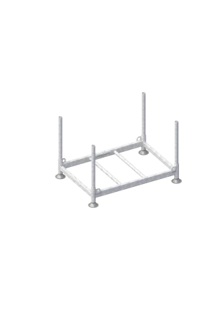 Scafom Emballage Stapelrek 0,85x1,25m met Hijsogen - E08AA0046 Bestseller