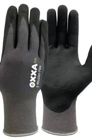 OXXA Premium ECO WERKHANDSCHOENEN OXXA E-MISSION XXL (11)FLEX - 52-200 - ZWART/GRIJS Finale Uitverkoop