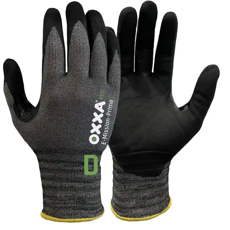 OXXA Premium ECO WERKHANDSCHOENEN OXXA E-MISSION -XL (10)PRIME CUT - 52-720 - ZWART/PEPER&ZOUT Dagaanbieding