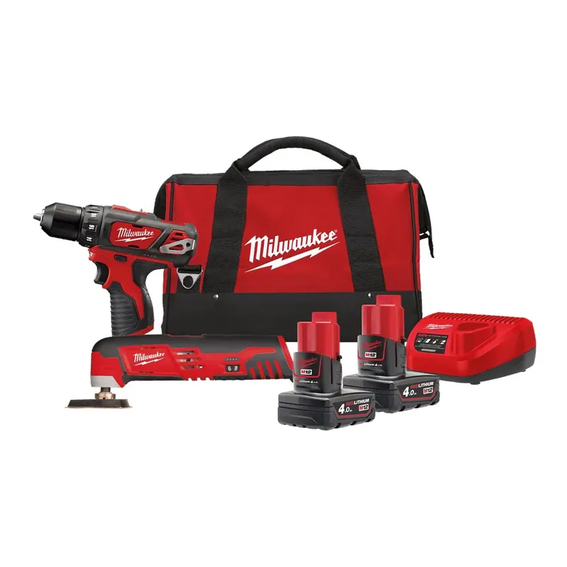 Fabrieksprijs MILWAUKEE® M12 BPP2H-402B M12 POWERPACK