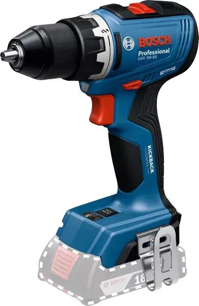 Laatste Versie Bosch GSR 18V-65 Solo Doos Accu Schroefboormachine - 06019N3200