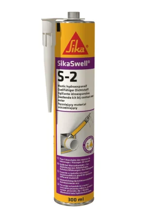 Sika S-2 Zwelkit Oxiderood 300ml - 623898 Merkproduct