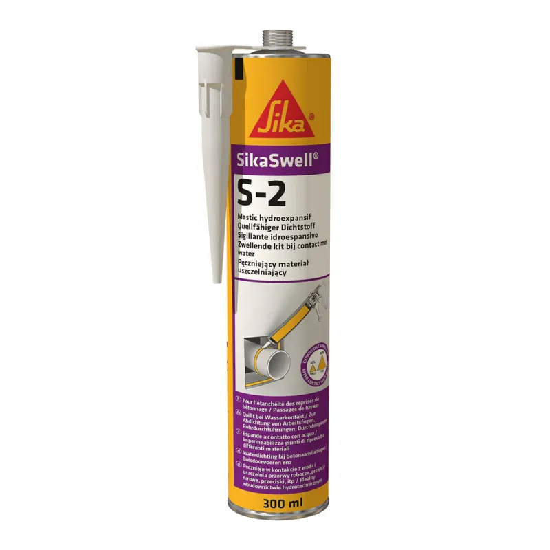 Sika S-2 Zwelkit Oxiderood 300ml - 623898 Merkproduct