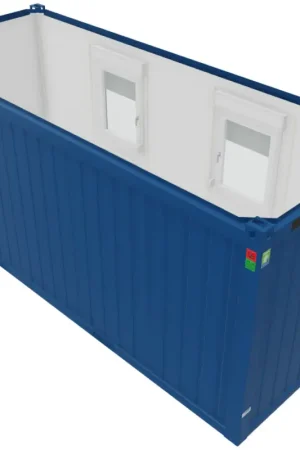 Dagaanbieding CONTAINEX Kantoorunit 20‘ met Ramen aan de Linkzijde