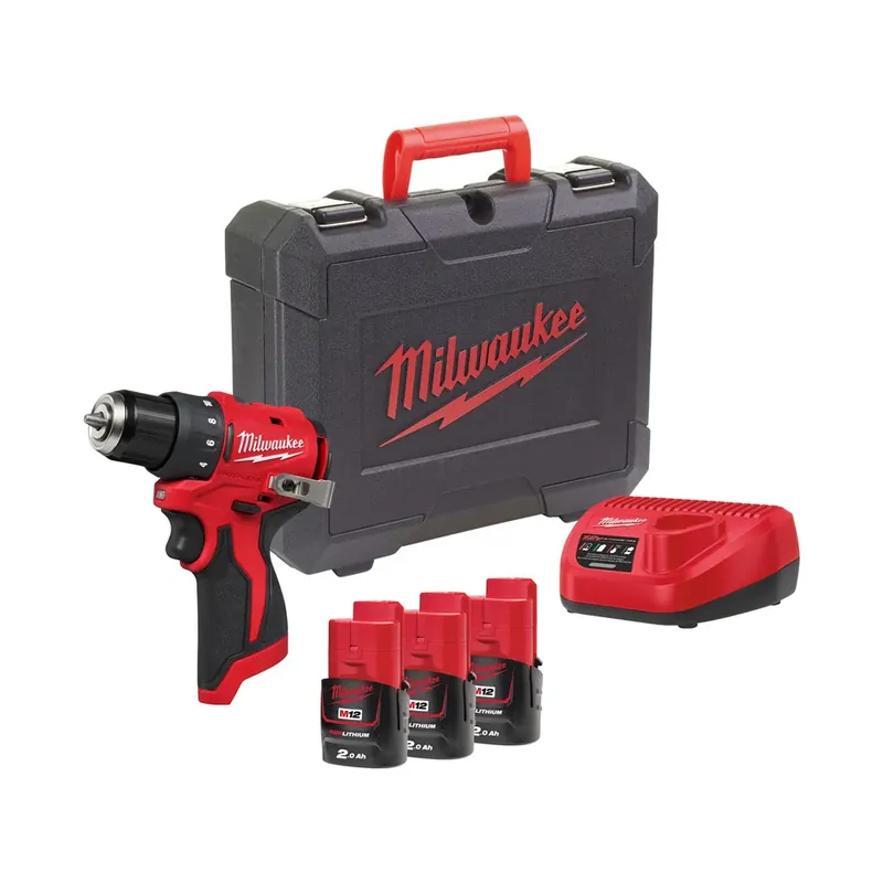 Superprijs Milwaukee M12 BLDDRC-203C M12 FUEL COMPACTE BOORSCHROEFMACHINE