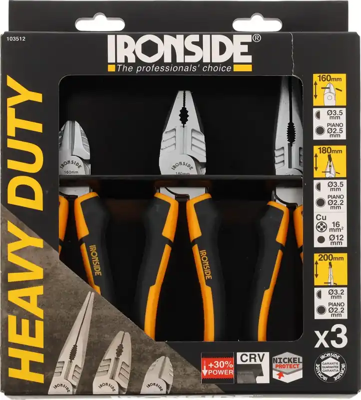 Ironside TANGENSETS 3 STUKS Superprijs
