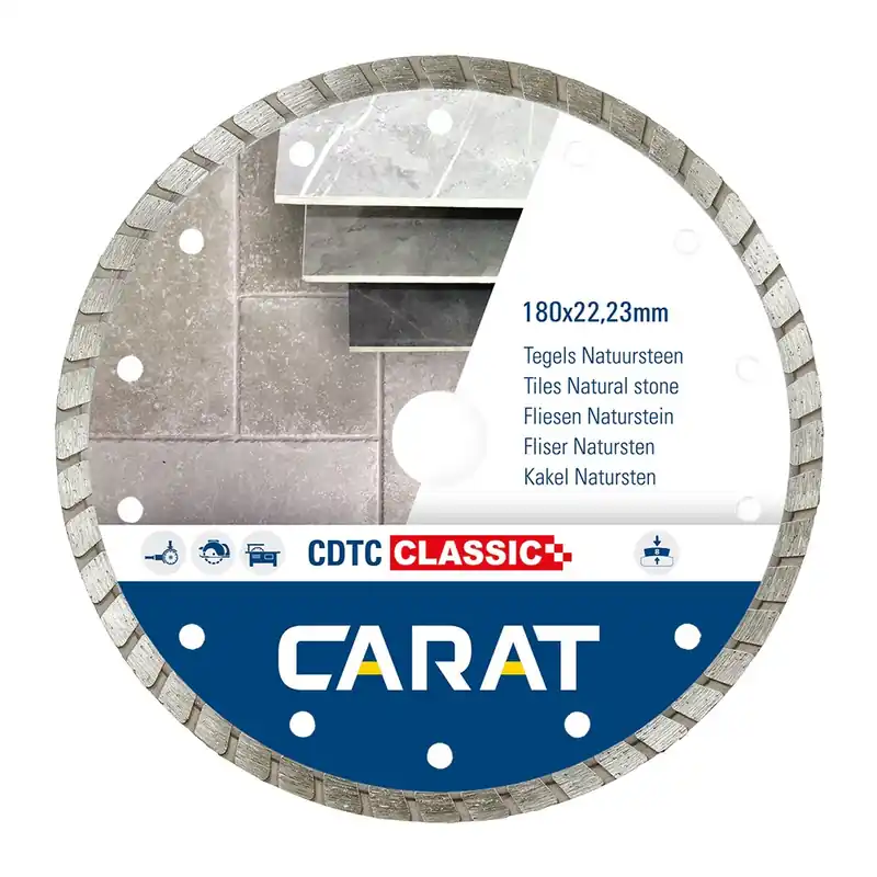 CARAT DIAMANTZAAG Ø180x22,23MM CDTC CLASSIC - BETON/NAT.STEEN Betrouwbaar