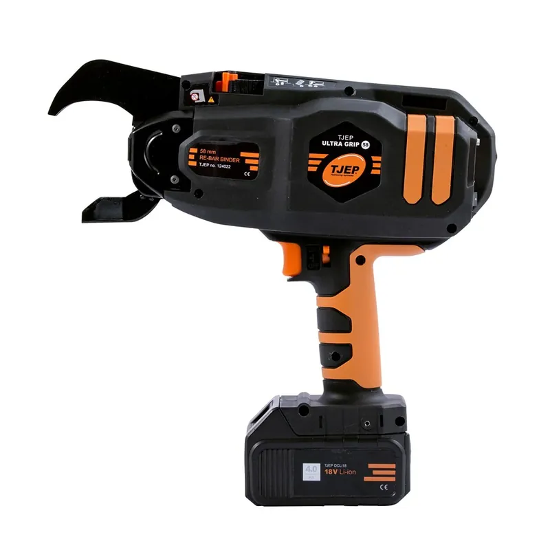 TJEP ULTRA-GRIP 58 RE-BAR VLECHTMACHINE 2X 4.0AH 18V ACCU‘S EN SNELLADER Aanbieding