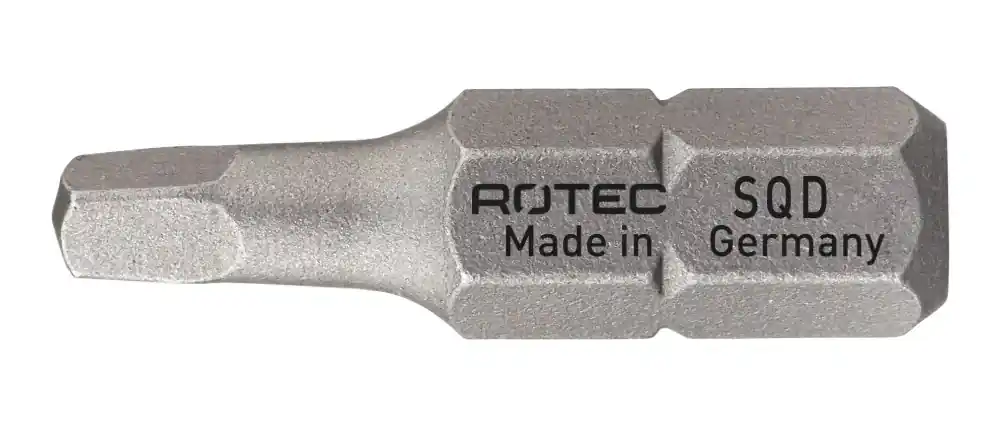 Beste Prijs Rotec PRO SCHROEFBIT SQD 2X25MM - 10 STUKS L=25, C6.3, BASIC