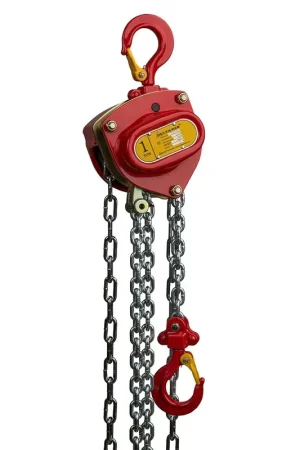 Koop Vandaag DELTA RED PREMIUM HANDKETTINGTAKEL 1T MET 3M HIJSHOOGTE