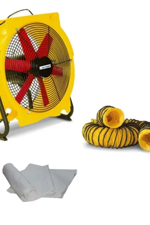 Dryfast Stofafzuigset DFV4500HP met Slang 10m, 2x Adapters en Stofzak Beperkt Aanbod
