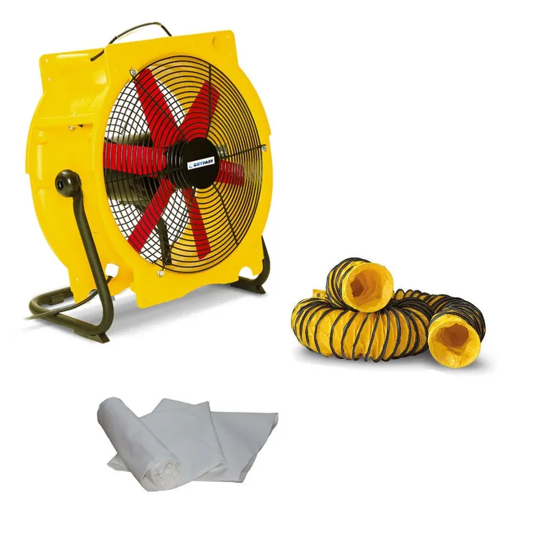 Dryfast Stofafzuigset DFV4500HP met Slang 10m, 2x Adapters en Stofzak Beperkt Aanbod