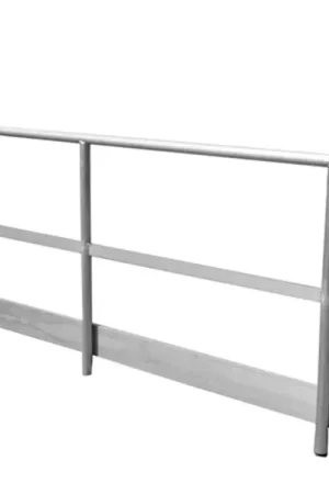 Actieprijs Layher WB ALU WERKBRUGLEUNING T9 4.00M MET KANTPLANK (3 BALL.)