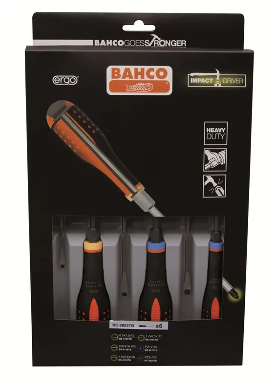 Fabrieksprijs BAHCO SCHROEVENDRAAIERSET SL/PZ 6-DELIG SLAGVAST