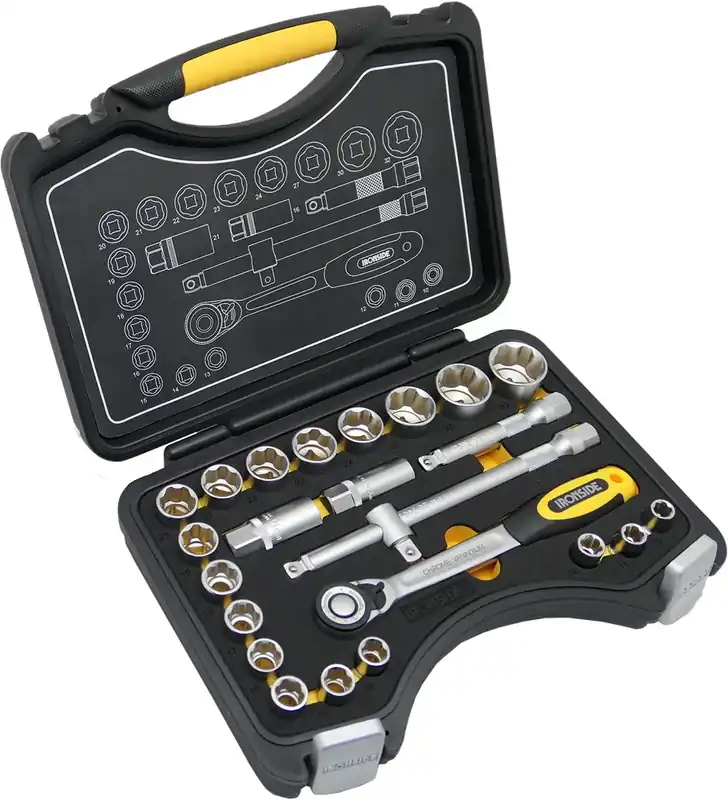 Finale Uitverkoop Ironside DOPPENSET CHR.MAT 24DLG 1/2