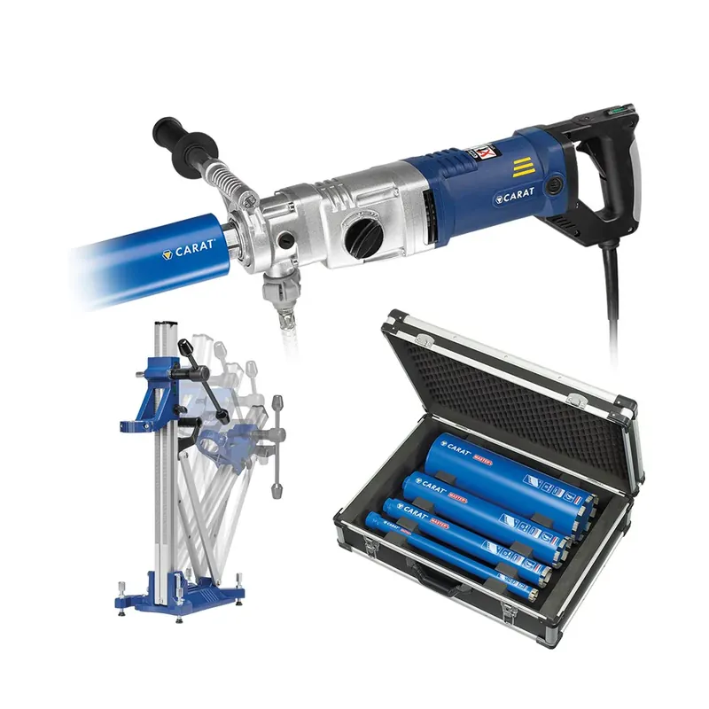 Laatste Kans CARAT BOORSET A-2031 + MASTER BOREN + BOORSTATIEF S-1803X