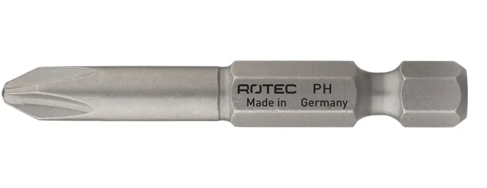 Uitverkoop Rotec PRO KRACHTBIT PH2, L=127, E6.3, BASIC