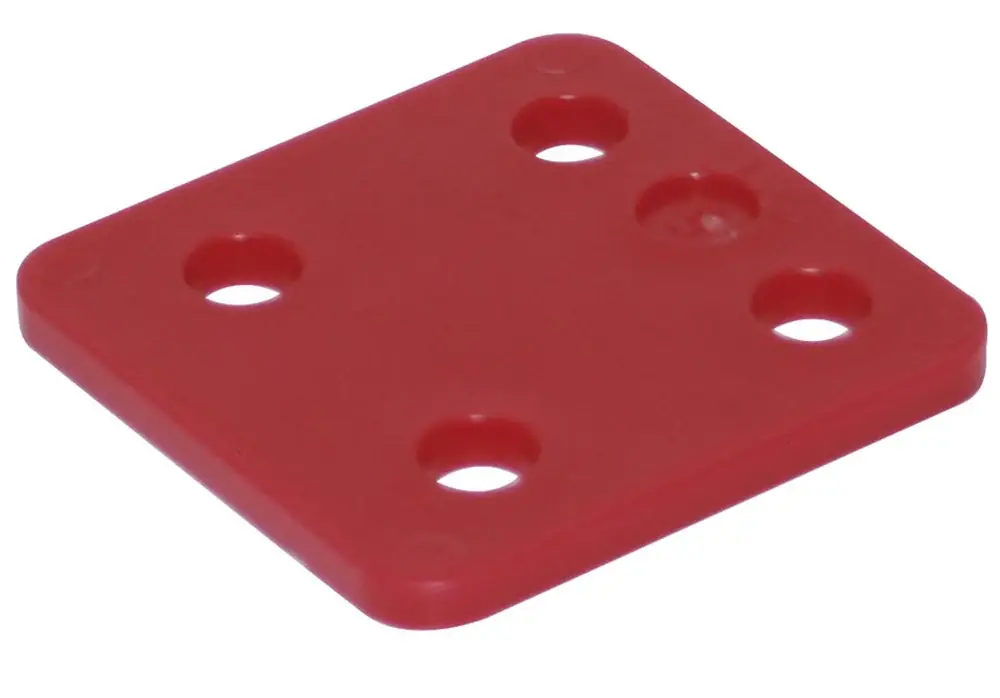 Must-Have GB DRUKPLAAT ZONDER SLEUF ROOD 5 KS 70X70